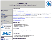 Tablet Screenshot of 2012.sharcs.org
